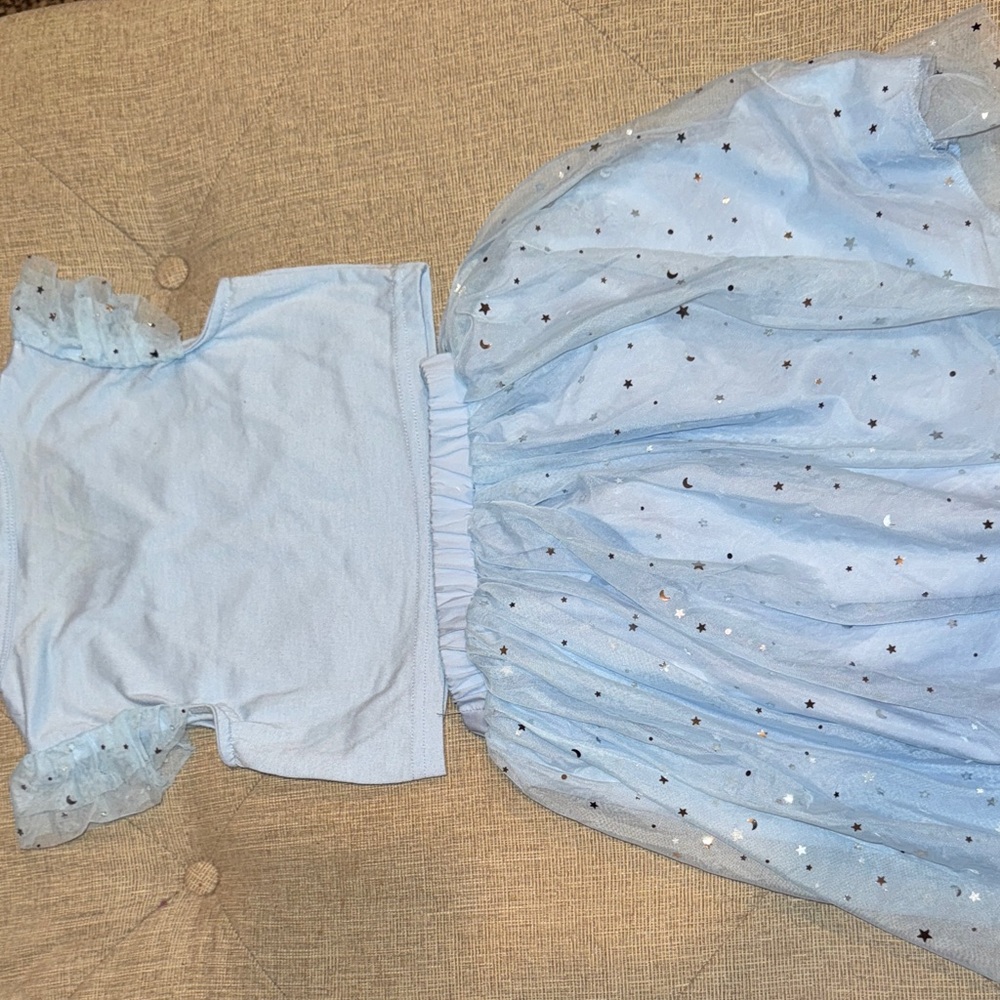Frozen and Princess Kids Top and Skirt sets - Blue and Pink - Picture 7 of 7